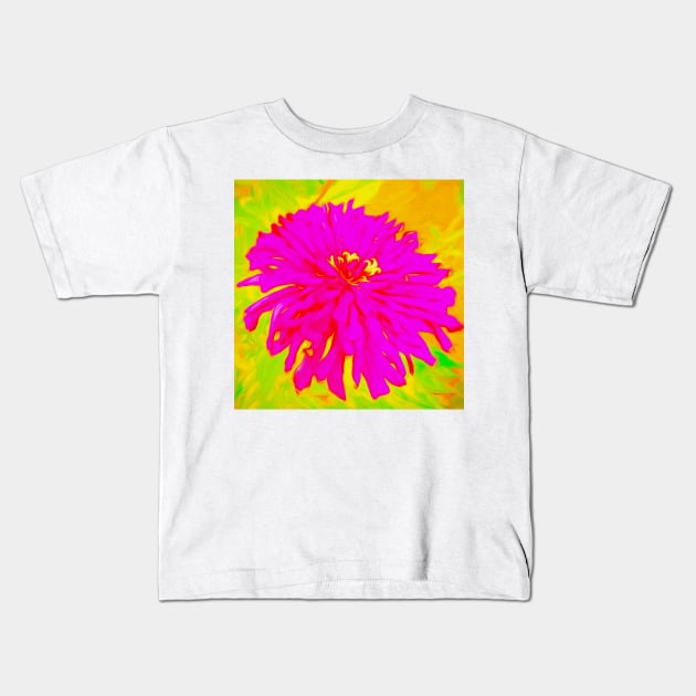 Chrysanthemum Kids T-Shirt by MAMMAJAMMA